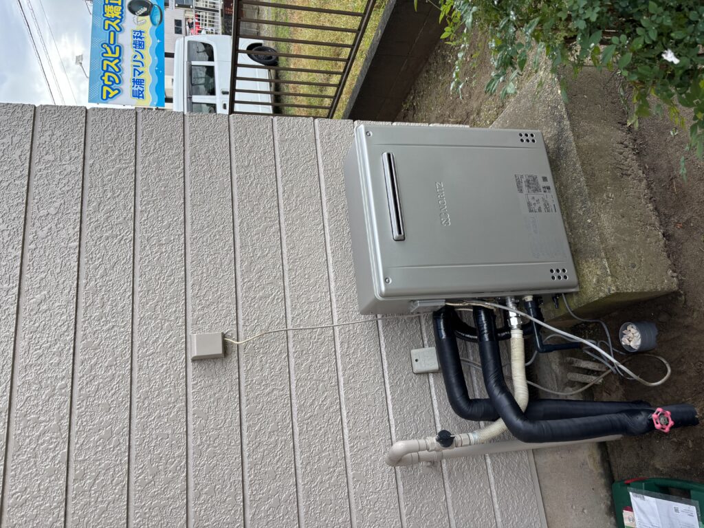 10/21 袖ケ浦市にてガス風呂給湯器取替